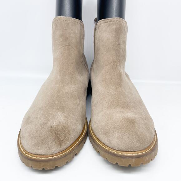 Steve Madden Women's Jaffa Lug Sole Chelsea Boot Taupe Size 12M - Picture 2 of 14